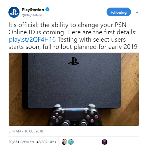 游戏 | 索尼终于向 PlayStation 用户开放“更改 PSN ID”功能了！-宅客ZhaiiKer